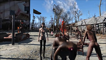 卡通BDSM与棕发宝贝在Fallout 4中