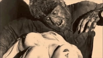 Halloween-themed vintage video featuring natural tits and hairy pussy